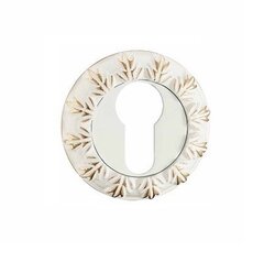 Накладка под цилиндр ET10WG белый/золото