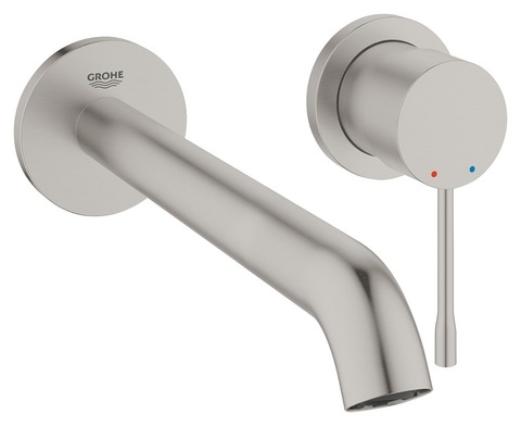GROHE Essence 29193DC1 Внешняя часть смесителя для раковины скрытого монтажа, на 2 отверстия, L-Size, суперсталь