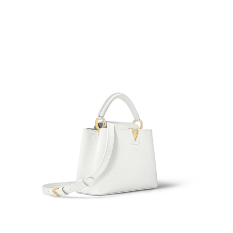 Сумка Louis Vuitton Capucines BB белый