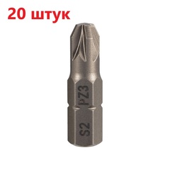 Бита PZ3 х25мм S2 20шт SGS 6325-PZ3-20