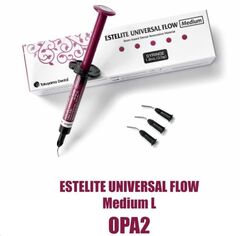 Эстелайт Универсал Флоу Медиум Л (Estelite Universal Flow Medium) OPA2 шприц 3г Токуяма Дентал (Tokuyama Dental)