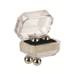 Серебристые вагинальные шарики Silver Balls In Presentation Box - 