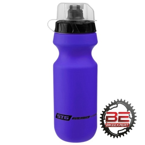 Фляга STG Bicycle Bottle 600мл синяя с крышкой