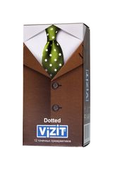 Презервативы с точечками VIZIT Dotted - 12 шт. - 