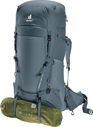 Картинка рюкзак туристический Deuter Aircontact Core 70+10 Graphite-Shale - 8