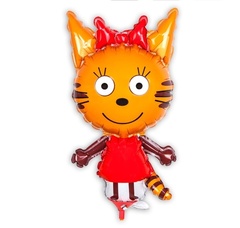 Воздушный шар «Три Кота. Карамелька» надут воздухом 32 см