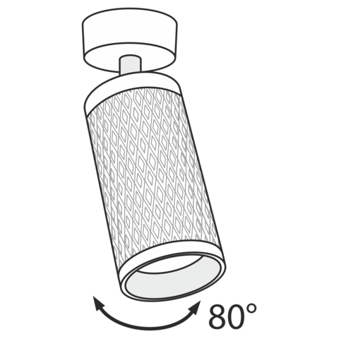 Накладной светильник Maytoni Focus Design C034CL-01B