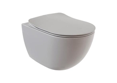 Creavit Free FE322-00CG00E-0000 Унитаз подвесной безободковый с биде, цвет: серый фото
