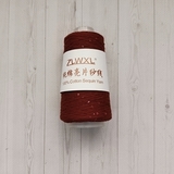 Пряжа Хлопок с пайетками 2 мм 046 бордо