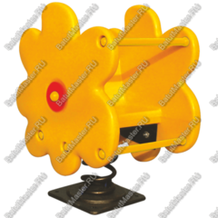 Детская качалка на пружине для игровых площадок "Ромашка"