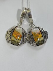 Сабель (серьги с яшмой)