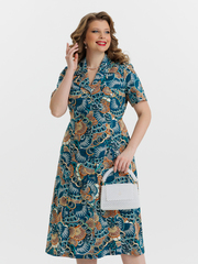 4536 Халат на пуговицах