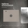 Aquanet 345774 Столешница Flat 60 отв. слева цв. бежевый (345774)