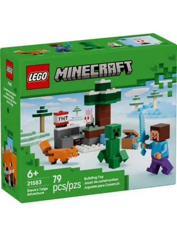 Конструктор Minecraft 21583 Тайга Стива. Приключение