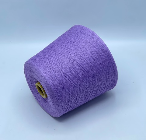 Бобинная пряжа,Cotton, 2540м. 100%Хлопок, Сирень(312), 39315