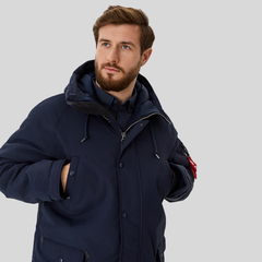 Парка Alpha Industries N-3B Altitude Mod Replica Blue (Синяя)