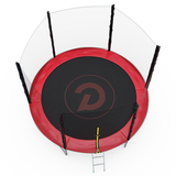 Батут с сеткой DFC PELPO 10ft с лестницей, RED фото №4