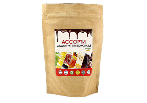Ассорти сухофруктов в шоколаде Vegan food , 100г