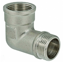 ViEiR Уголок 1 1/2"ВР-1 1/2"НР, никелированная латунь (LFHN77)