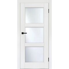 Купить Межкомнатная дверь эмаль Турин-10 белая остеклённая
