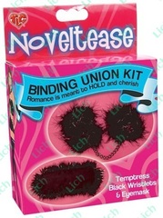 Романтичный набор - маска и перьевые браслеты BINDING UNION KIT