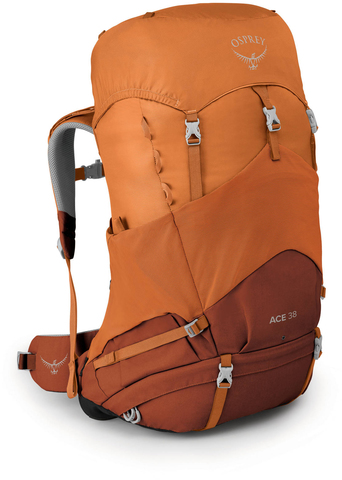 Картинка рюкзак туристический Osprey Ace 38 Orange Sunset - 1