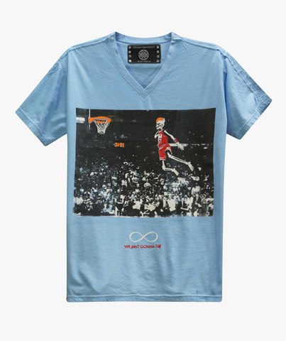 The Saints Sinphony | Футболка мужская AIR JORDAN BLUE TS3420 перед