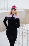Утепленный женский лыжный костюм Nordski Drive Black-Orchid W
