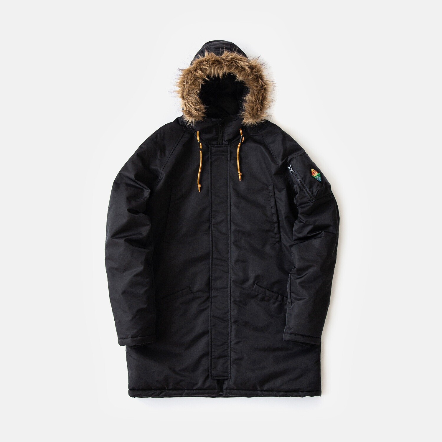 Парка зимняя FOOTWORK Alaska black - купить с доставкой | EHOT Store - Магазин уличной одежды