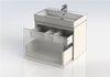 Aquanet 212592 Тумба с раковиной Aquanet Йорк 70 белый (212592)