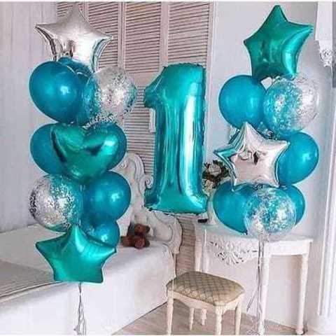 воздушные шары на годик мальчику, шарики на день рождения ребенку