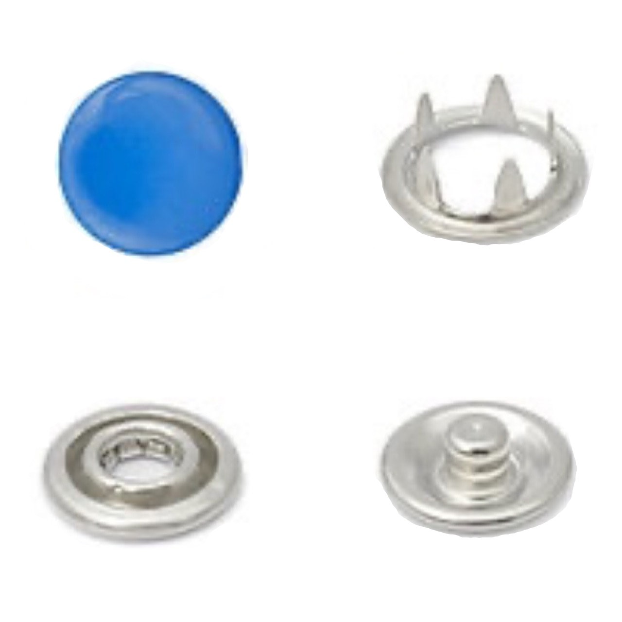 Кнопки рубашечные(трикотажные) с крышкой 9.5мм (уп.1440 шт) цвет: Синий