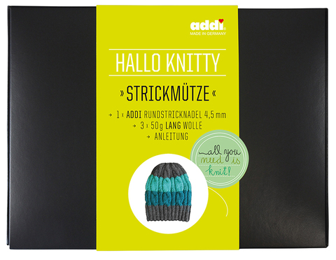 Набор для вязания шапки Hello Knitty Strickmuetze