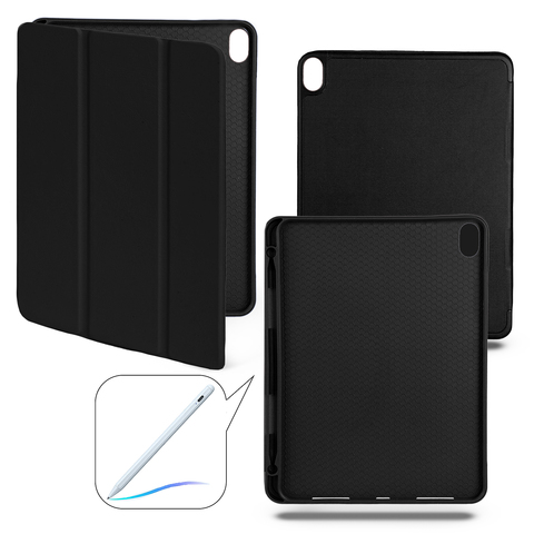 Чехол книжка-подставка Smart Case Pensil со слотом для стилуса для iPad 10 (10.9") - 2022 (Черный / Black)