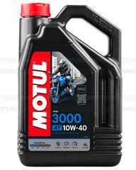 Масло Моторное 4Т Motul 3000 4T 10W40 4 Литра (минеральное)