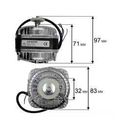 Двигатель эл. переменного тока QUATTRO ELEMENTI QE-9000E YJF10-00 10/40 Вт (248-566-002)