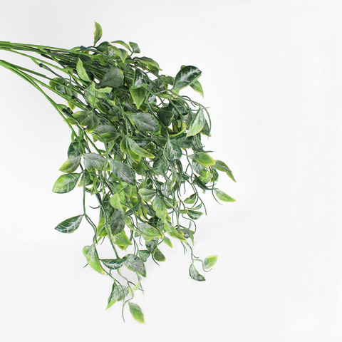 №3 ИС Ампельное растение, зелень искусственная свисающая, зеленая, 46 см, набор 2 букета
