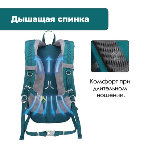 Картинка рюкзак городской Nevo Rhino 5165-NW Lake Blue - 5