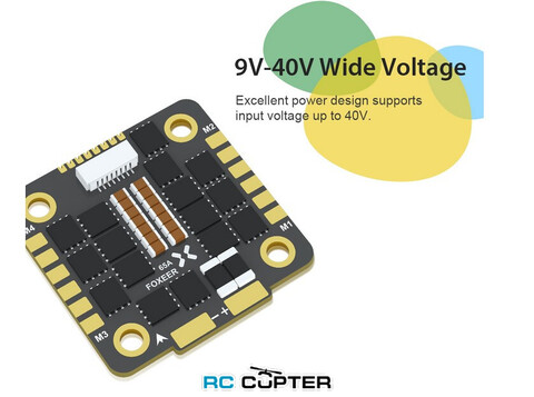 ESC регулятор мотора Foxeer Reaper F4 128K 65A BL32 4in1 3-8S