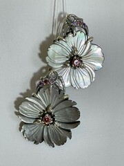 Мелисса (серьги из серебра)