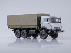 KAMAZ-53501 6x6 flatbed truck khaki-gray 1:43 PAO KAMAZ