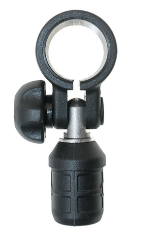 Поворотно-наклонное соединение Tf032 для труб Ø 32 мм, черное
