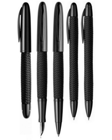 Ручка перьевая Pelikan Porsche Design Tec Flex P3110 Matt Black Chrome (PD920876)