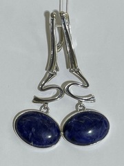 Римини (серьги из серебра)