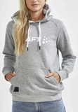 Толстовка Craft Overhead Logo Hoody Grey melange женская