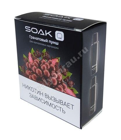 Картриджи SOAK Q 1500 затяжек - Гранатовый пунш (Pomegranate Punch)