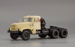 KRAZ-258B1 truck tractor 1987-1993 beige 1:43 Nash Avtoprom