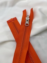 Молния тракторная оранжевый с перекидным бегунком