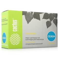 Лазерный картридж Cactus CS-CE262AR (HP 648A) желтый для HP Color LaserJet CP4020 Enterprise, CP4025 Enterprise, CP4025dn, CP4025n, CP4520 Enterprise, CP4525 Enterprise, CP4525dn, CP4525n, CP4525xh (11'000 стр.)