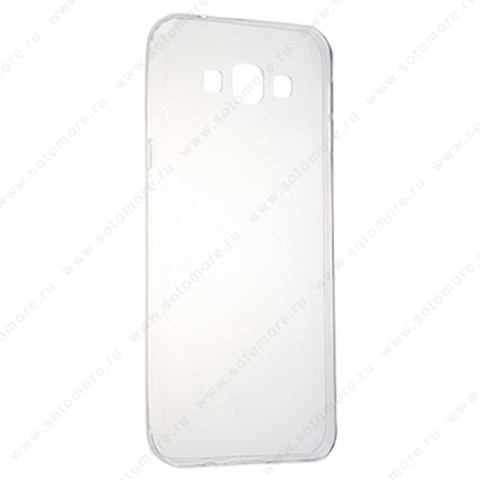 Накладка силиконовая ультра-тонкая для Samsung Galaxy A8 A800 2015 прозрачная